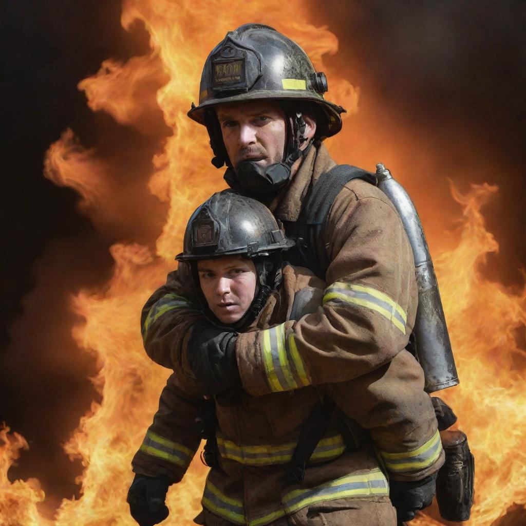 Precious Moments deals COURAGE UNDER FIRE ~ Firefighter with Hose - 112014