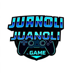 A dynamic and eye-catching logo design for a gaming brand named 'JUANOLI R