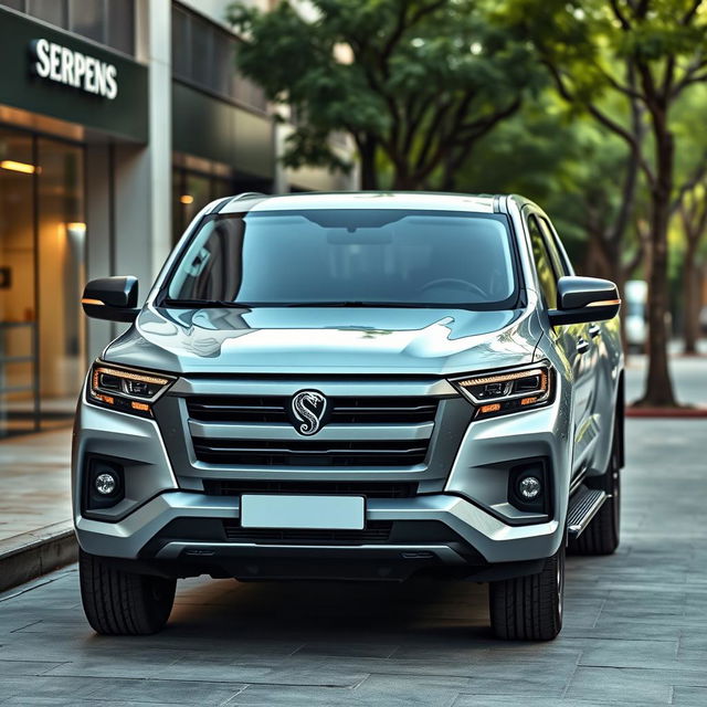 A striking truck named 'Serpens', inspired by popular models like Amarok, Hilux, Dodge Ram, and S10