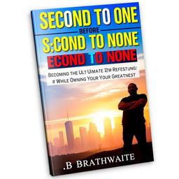 An inspiring book cover for 'Second to One before Second to None: Becoming the Ultimate #2 While Owning Your Greatness' by JB Brathwaite