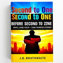 An inspiring book cover for 'Second to One before Second to None: Becoming the Ultimate #2 While Owning Your Greatness' by JB Brathwaite