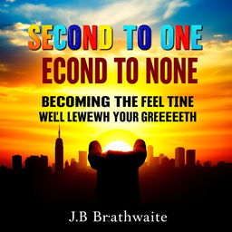 An inspiring book cover for 'Second to One before Second to None: Becoming the Ultimate #2 While Owning Your Greatness' by JB Brathwaite