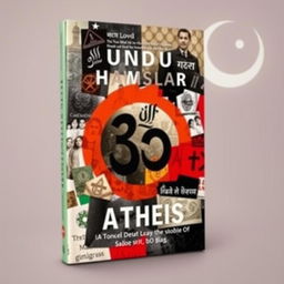 An engaging book cover that explores themes of Hindu nationalism, anti-Islam sentiment, and atheism