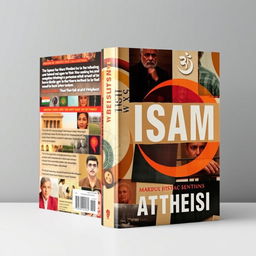 An engaging book cover that explores themes of Hindu nationalism, anti-Islam sentiment, and atheism