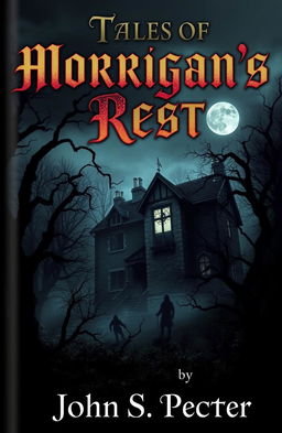 A chilling book cover for 'Tales of Morrigan’s Rest' by John S