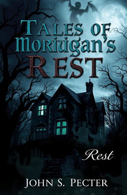 A chilling book cover for 'Tales of Morrigan’s Rest' by John S