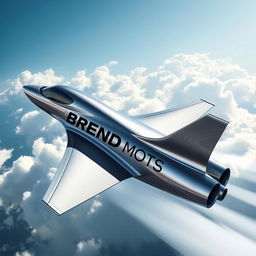 A sleek, modern jet featuring the name 'BREND MOTORS' prominently displayed on the body