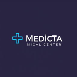 A modern imagotype design for a medical center that conveys health, wellness, and medicine