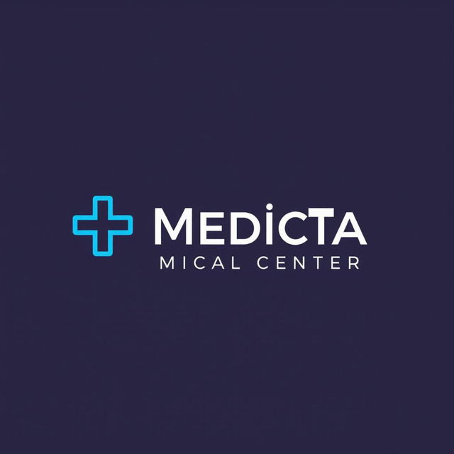 A modern imagotype design for a medical center that conveys health, wellness, and medicine