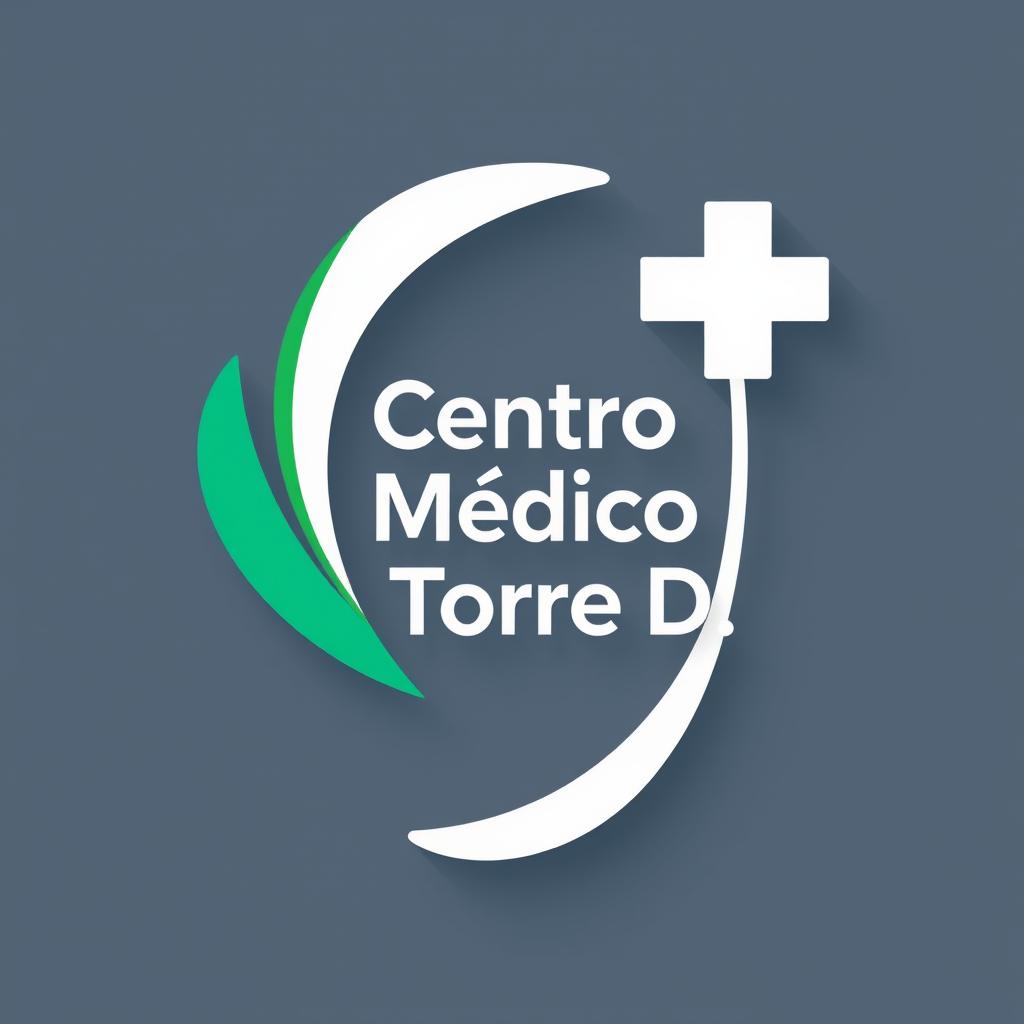 A modern imagotype design for 'Centro Médico Torre D