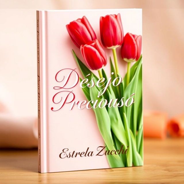 The cover of a book titled 'Desejo Precioso' by Estrela Zucchi