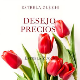 A book cover design featuring the title 'DESEJO PRECIOSO' in elegant typography, with 'Estrela Zucchi' as the author's name displayed prominently