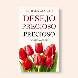 A book cover design featuring the title 'DESEJO PRECIOSO' in elegant typography, with 'Estrela Zucchi' as the author's name displayed prominently