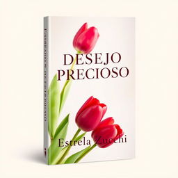 A book cover design featuring the title 'DESEJO PRECIOSO' in elegant typography, with 'Estrela Zucchi' as the author's name displayed prominently