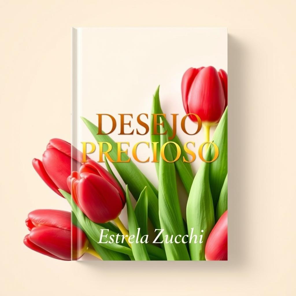 A book cover design for 'DESEJO PRECIOSO' by Estrela Zucchi