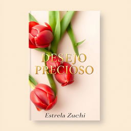 A book cover design for 'DESEJO PRECIOSO' by Estrela Zucchi