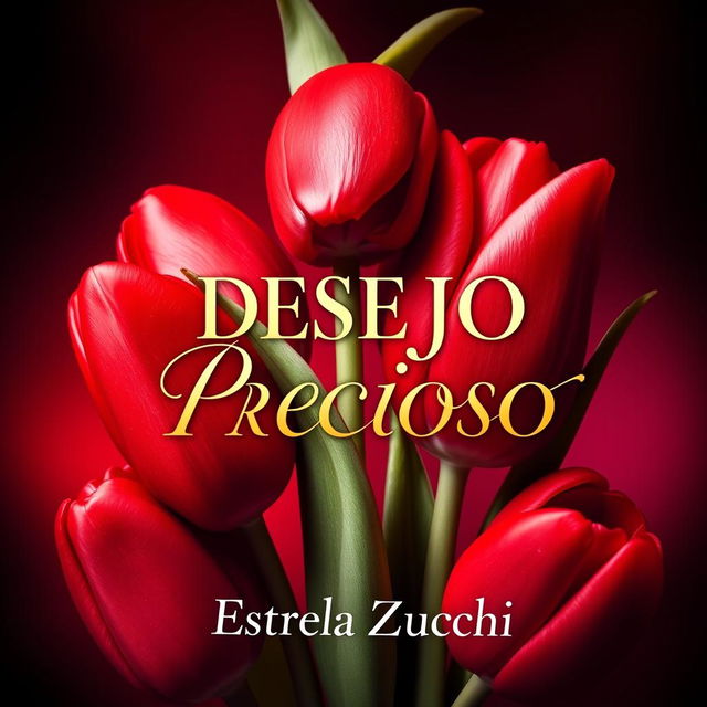 A captivating book cover for 'DESEJO PRECIOSO' by Estrela Zucchi