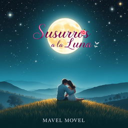 A romantic novel cover titled 'Susurros a la Luna'