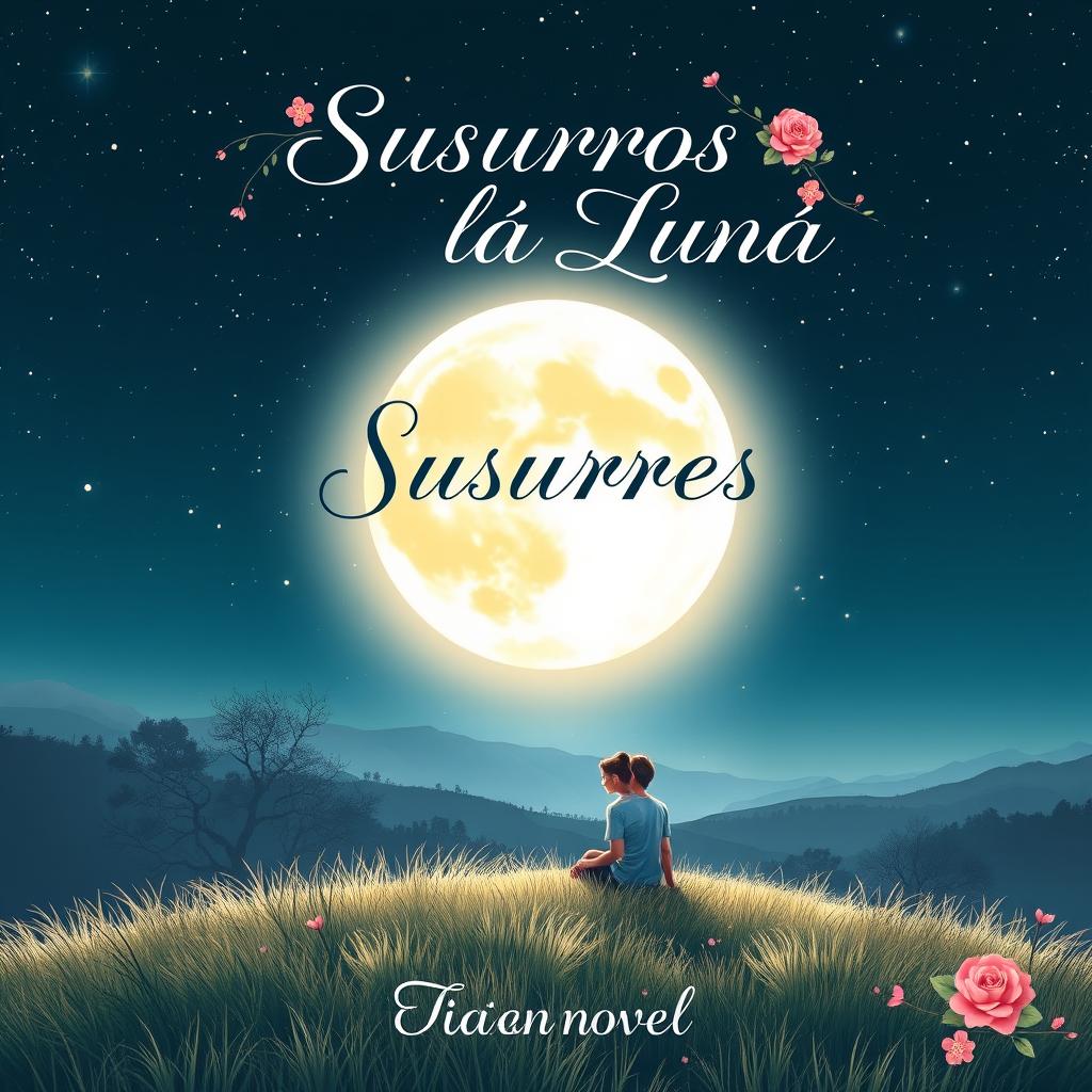 A romantic novel cover titled 'Susurros a la Luna'