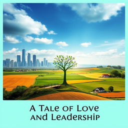 A book cover for 'A Tale of Love and Leadership'