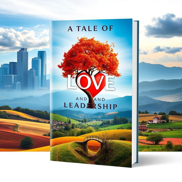 A book cover for 'A Tale of Love and Leadership'