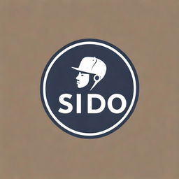 A dark-toned hip-hop and rap themed logo with the text 'Studio 3/4'. The design should use symbols and motifs representative of these music genres.