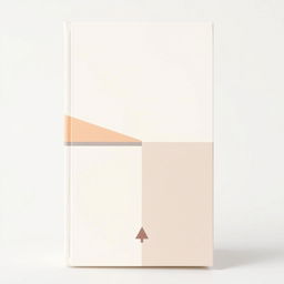 A minimalist book cover design featuring an abstract geometric pattern, subtle pastel colors, and elegant typography