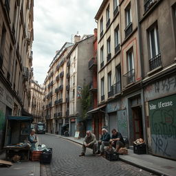 A vivid depiction of French urban poverty, set in a gritty Parisian neighborhood