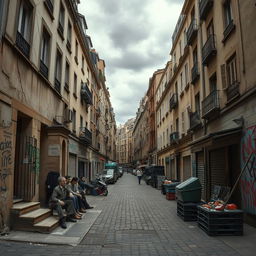 A vivid depiction of French urban poverty, set in a gritty Parisian neighborhood