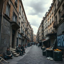 A vivid depiction of French urban poverty, set in a gritty Parisian neighborhood