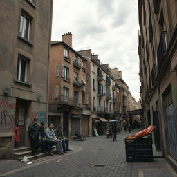 A vivid depiction of French urban poverty, set in a gritty Parisian neighborhood