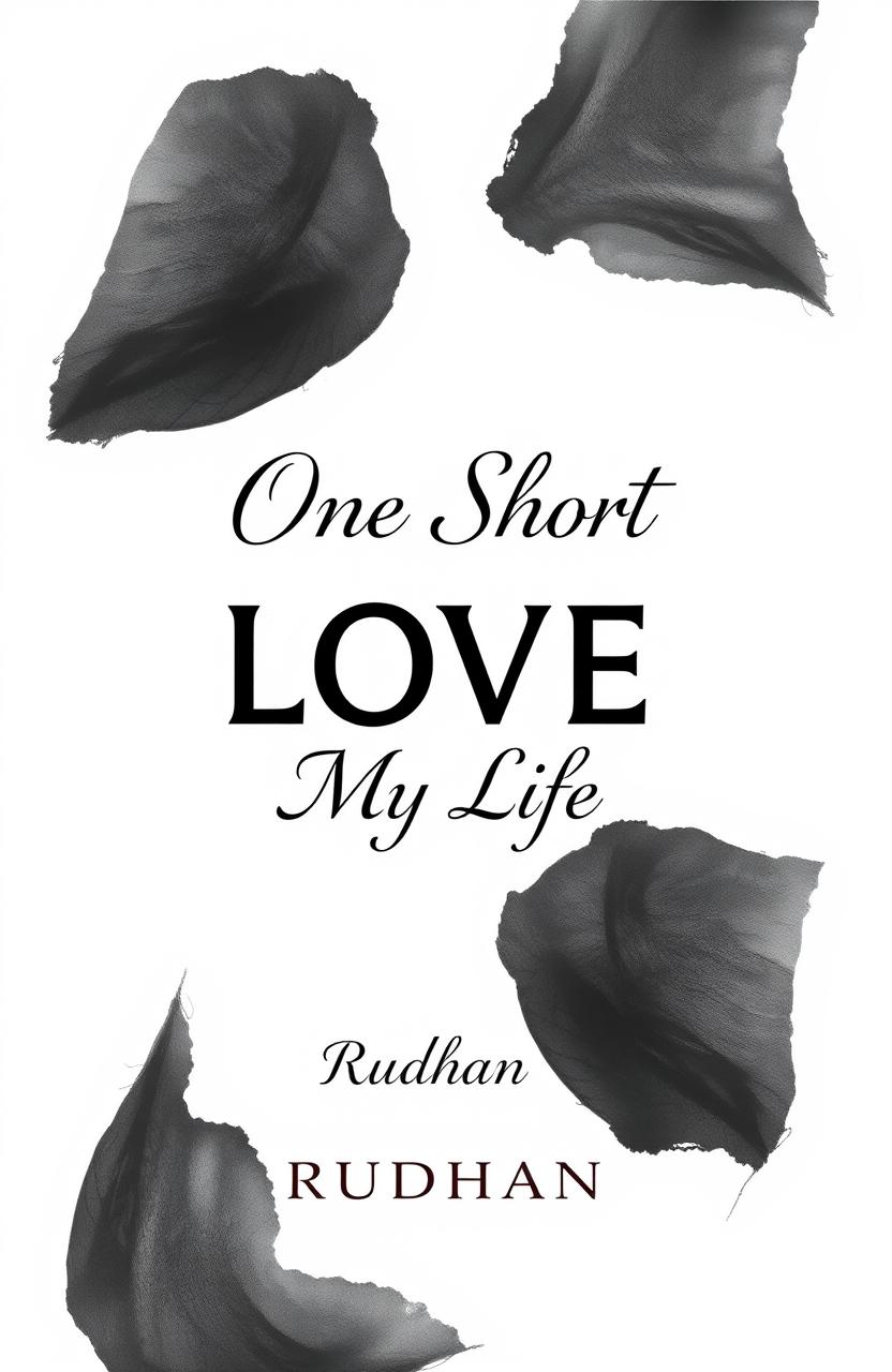 A book cover design for a love story titled 'One Short Love of My Life'