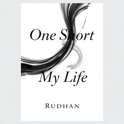 A book cover design featuring a title "One Short Love of My Life" in elegant, modern typography