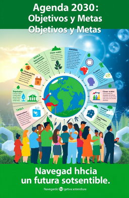 A visually engaging and informative representation of the Agenda 2030 goals and targets