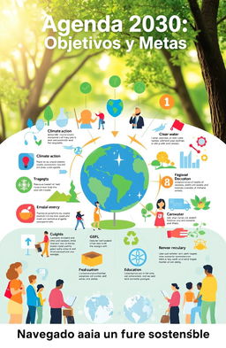 A visually engaging and informative representation of the Agenda 2030 goals and targets