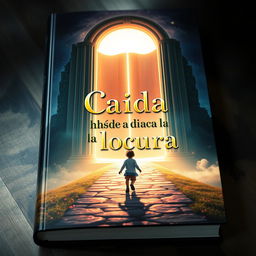 A visually striking book cover showcasing a child walking along a mystical path towards large, illuminated doors that radiate a warm, inviting light