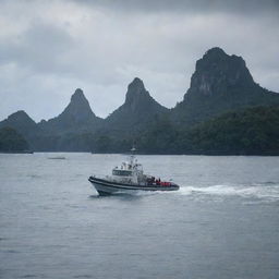 Following the catastrophic events, the government issues an official declaration banning access to the island. Security vessels patrol the surrounding waters as a haunting reminder of the forbidden Jurassic Park.