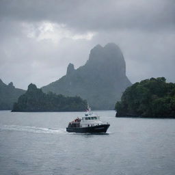 Following the catastrophic events, the government issues an official declaration banning access to the island. Security vessels patrol the surrounding waters as a haunting reminder of the forbidden Jurassic Park.