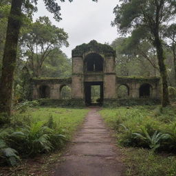 The visitors perceive the devastation first-hand, observing the once-thriving Jurassic Park now lying in dilapidated ruin. Overgrown with vegetation and eerily silent, the park stands as a stark monument to abandon and decay.