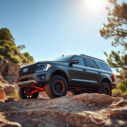 A Ford Expedition Tremor off-road concept vehicle, designed for rugged terrain and adventure