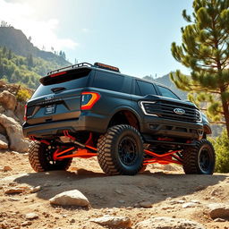 A Ford Expedition Tremor off-road concept vehicle, designed for rugged terrain and adventure