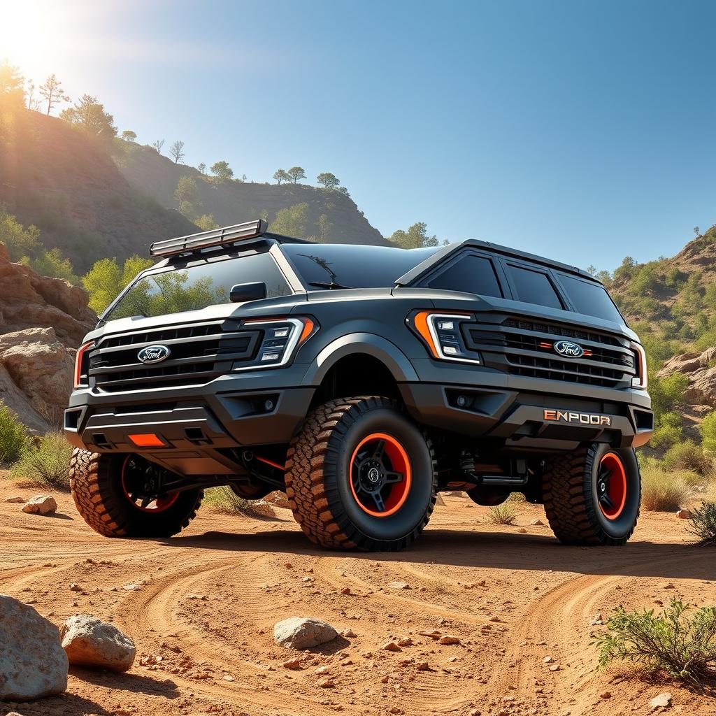 A Ford Expedition Tremor off-road concept vehicle, designed for rugged terrain and adventure