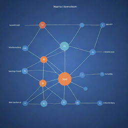 A graphical image displaying a neural network-based machine learning model structure. Detailed representation of interconnected nodes, layers, and weights, all visualizing the flow of complex data processes.