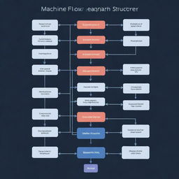 A simplified and clean graphical representation of a machine learning model structure with labeled inputs and outputs, showcasing data flow through various layers within the neural network.