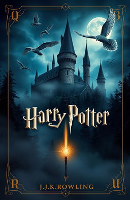 Book cover design inspired by Harry Potter by J