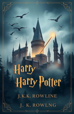 Book cover design inspired by Harry Potter by J