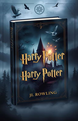 Book cover design inspired by Harry Potter by J