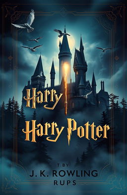 Book cover design inspired by Harry Potter by J