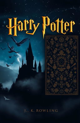 A book cover design inspired by Harry Potter by J