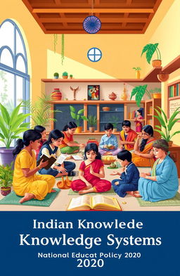 An educational setting representing Indian Knowledge Systems as outlined in the National Education Policy 2020